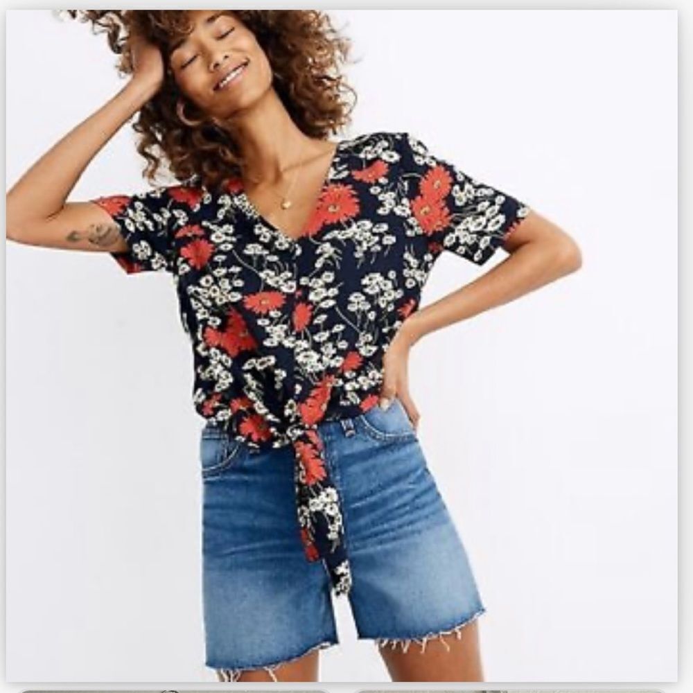 Madewell The Perfect high rise Jean Short in Ullman Wash SZ 23 k9361